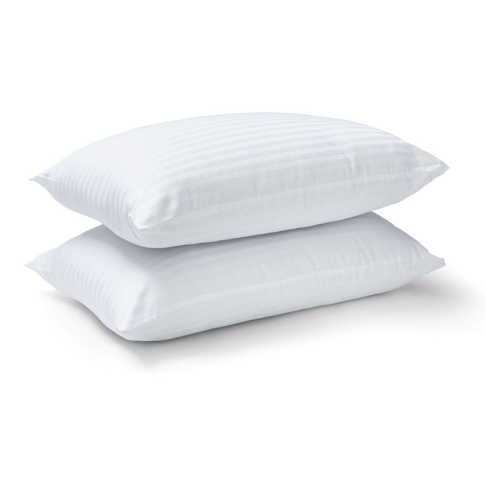 Polštář 2 ks 48x74 cm Hotel Satin Stripe – Catherine Lansfield