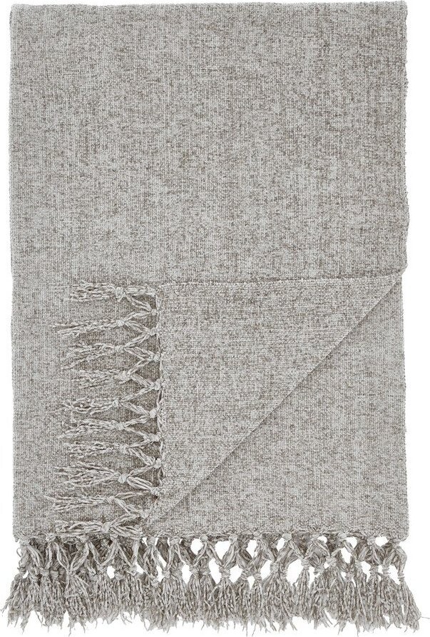 Šedá deka z žinylky 130x170 cm Wilson – Catherine Lansfield