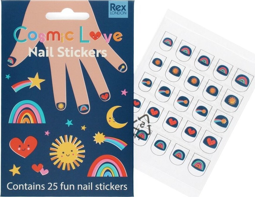 Kreativní sada Cosmic Love – Nail stickers – Rex London