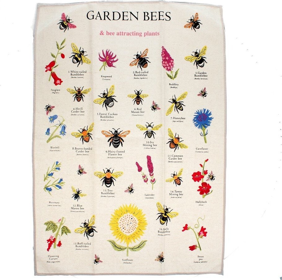 Bavlněná utěrka 50x70 cm Garden Bees – Rex London