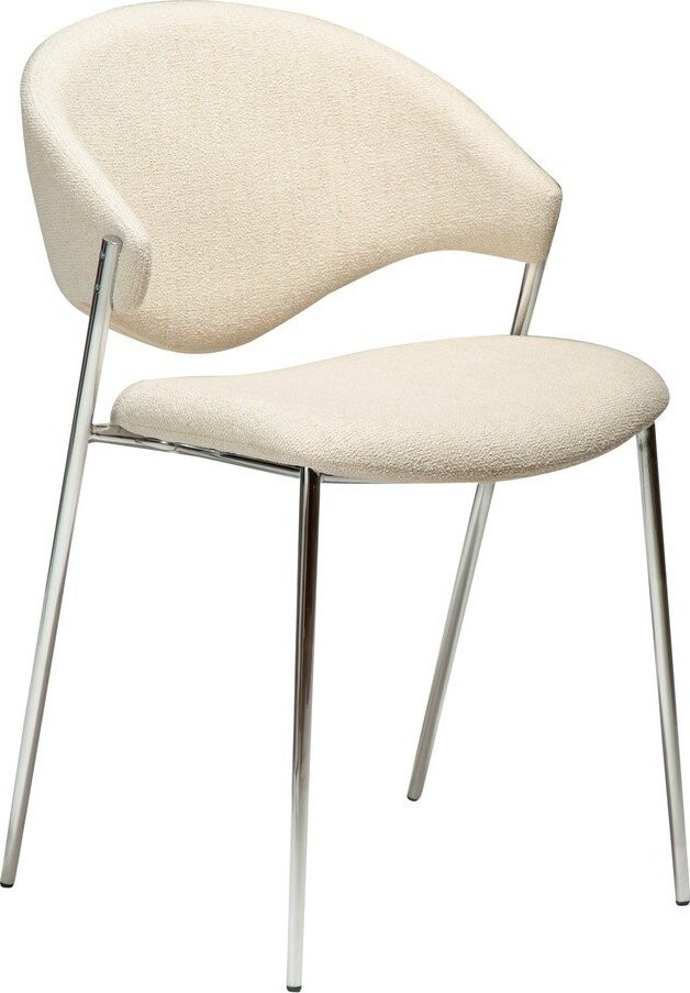Krémová čalouněná jídelní židle Zone – DAN-FORM Denmark