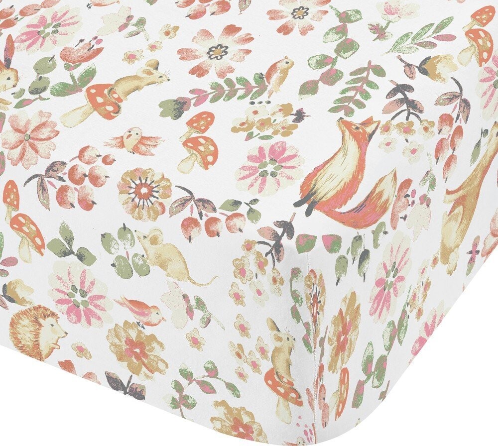 Napínací dětské prostěradlo na dvoulůžko 135x190 cm Enchanted Butterfly – Catherine Lansfield