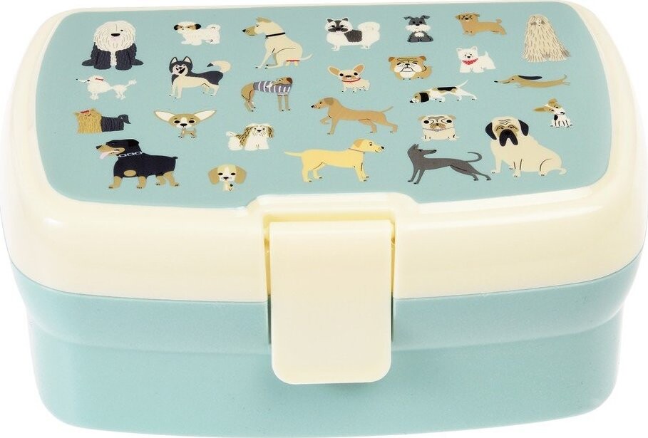 Světle modrý dětský svačinový box Best in Show – Rex London