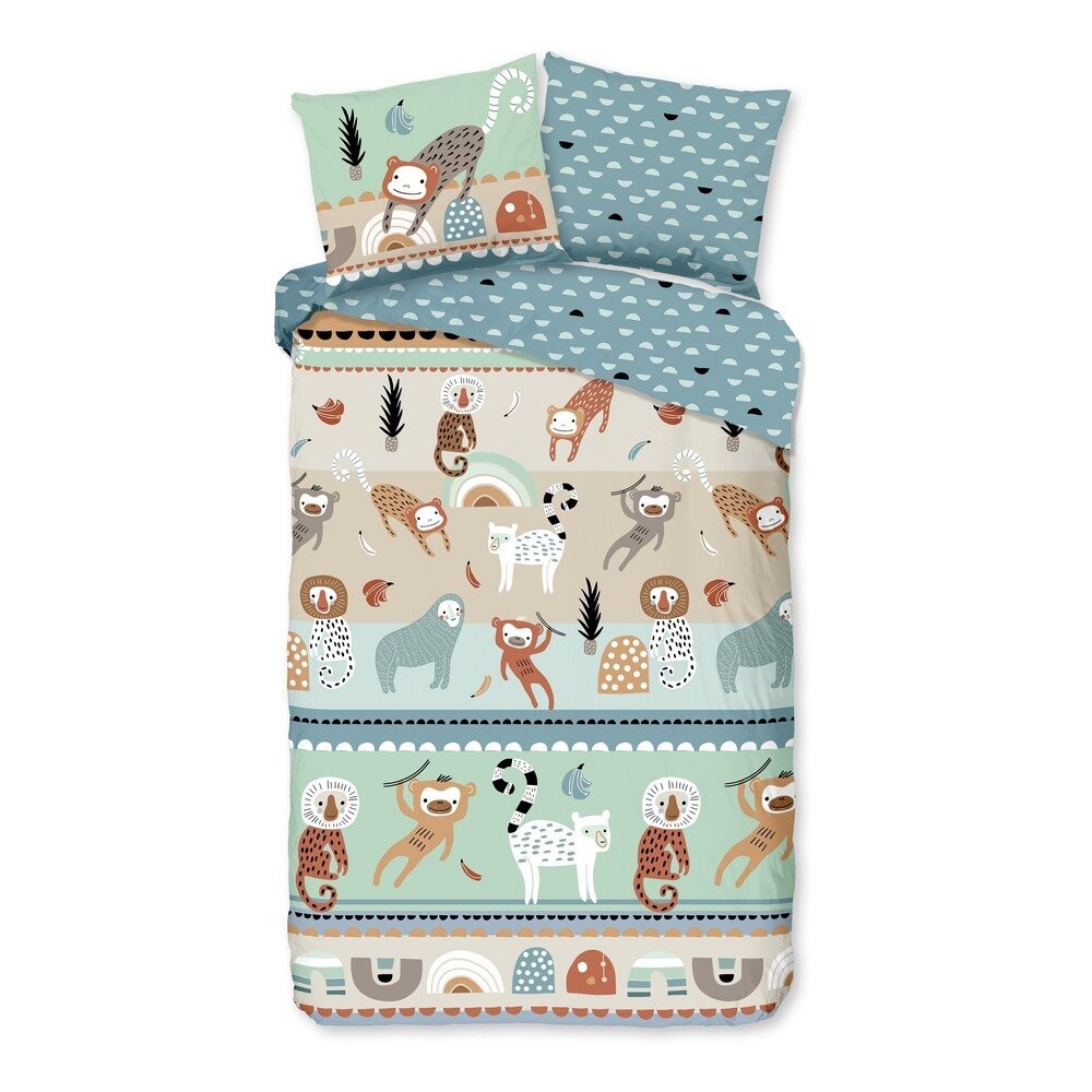 Bavlněné dětské povlečení na jednolůžko/prodloužené 140x220 cm Play – Good Morning