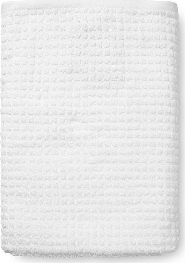 Bílá froté osuška z Bio bavlny 70x140 cm Check – JUNA