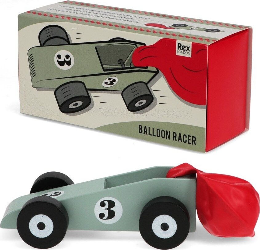 Interaktivní hračka Balloon-powered Racer – Rex London