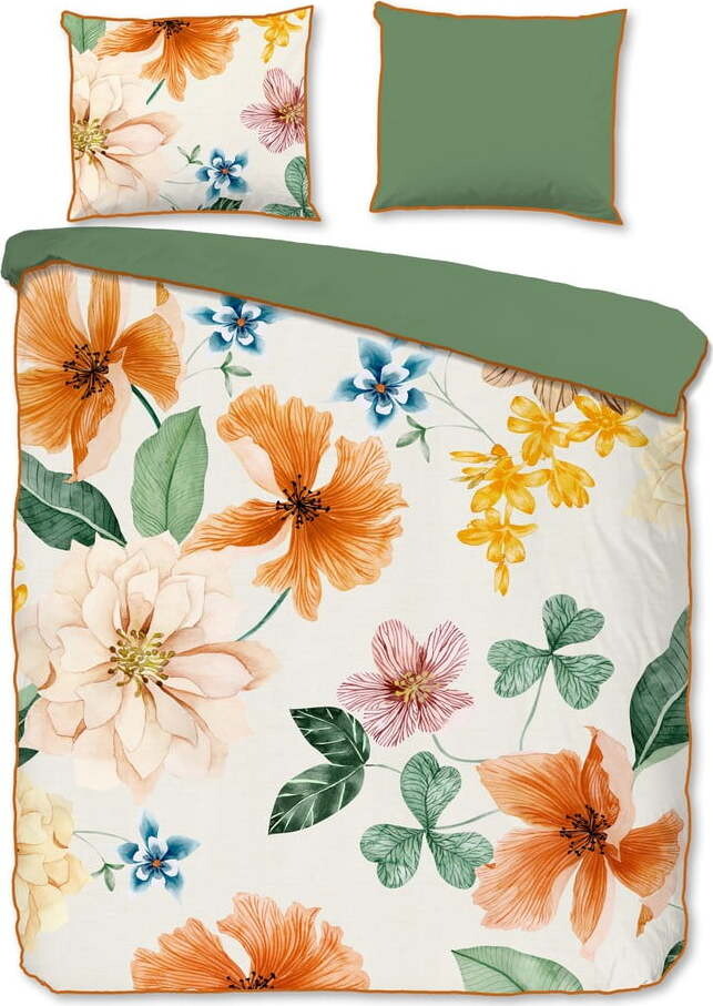 Povlečení na dvoulůžko/prodloužené z bavlněného saténu 240x220 cm Annabelle – Descanso