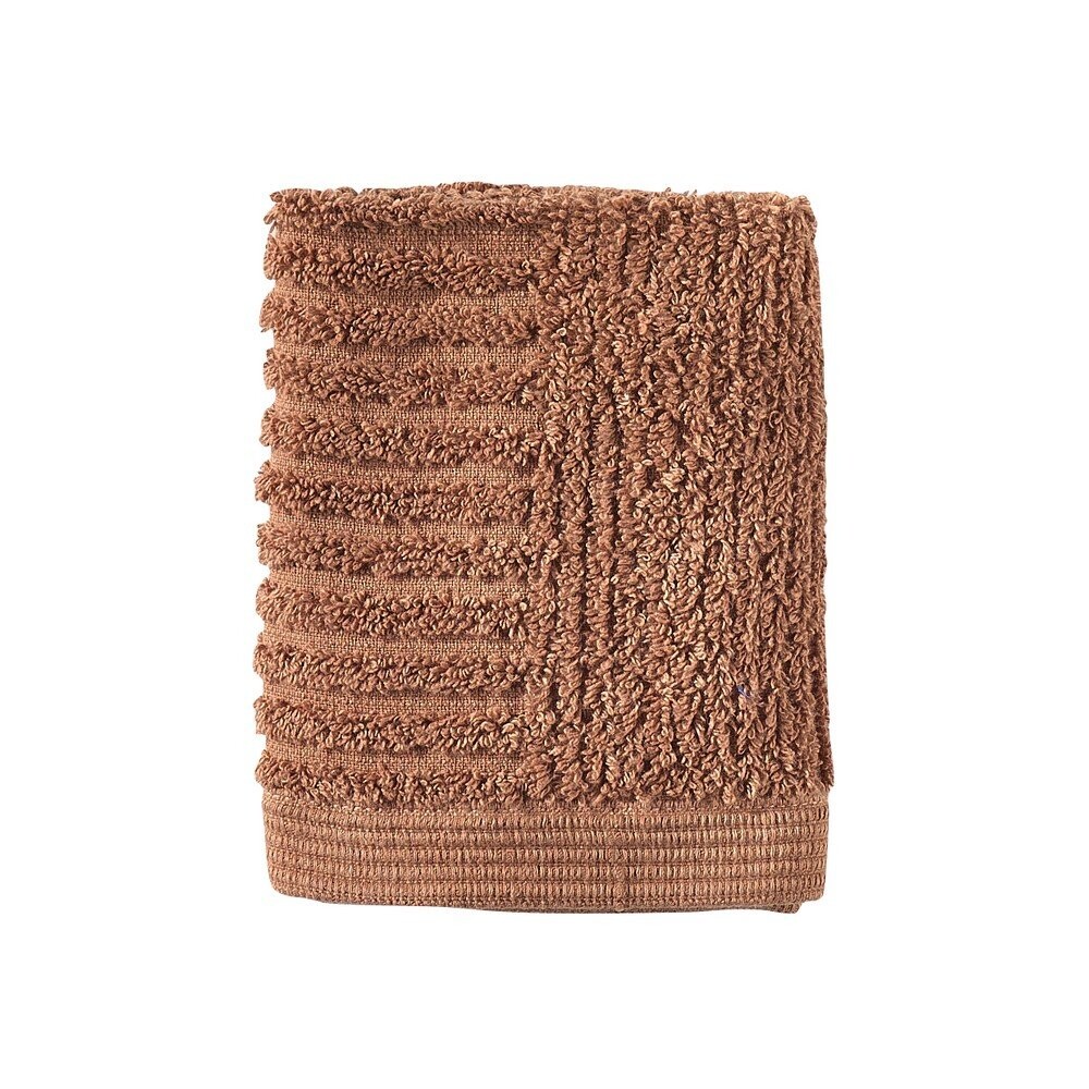 Froté bavlněný ručník v terakotové barvě 30x30 cm Classic – Zone
