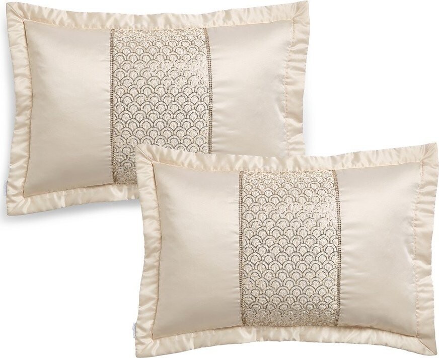 Povlaky na polštáře v sadě 2 ks z mikrosaténu 75x50 cm Deco Sequin – Catherine Lansfield