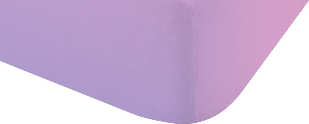 Modré/růžové napínací dětské prostěradlo na jednolůžko 90x190 cm Ombre Rainbow Clouds – Catherine Lansfield