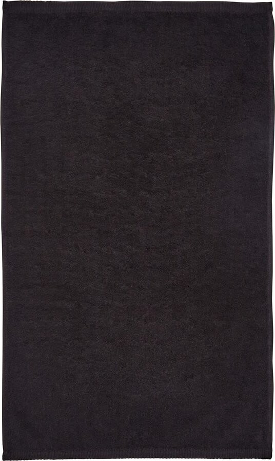 Černý rychleschnoucí/froté bavlněný ručník 50x85 cm Quick Dry – Catherine Lansfield