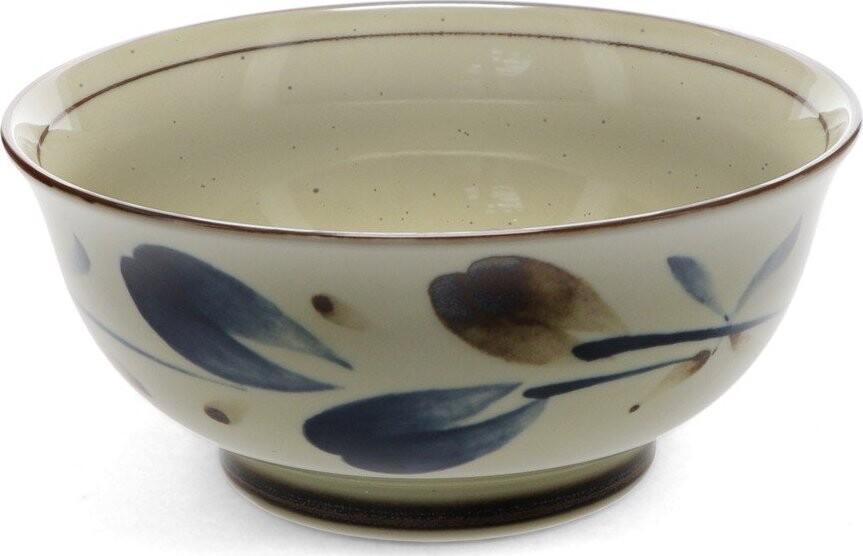 Modrá/béžová porcelánová ramen miska 1 l Breeze – Rex London