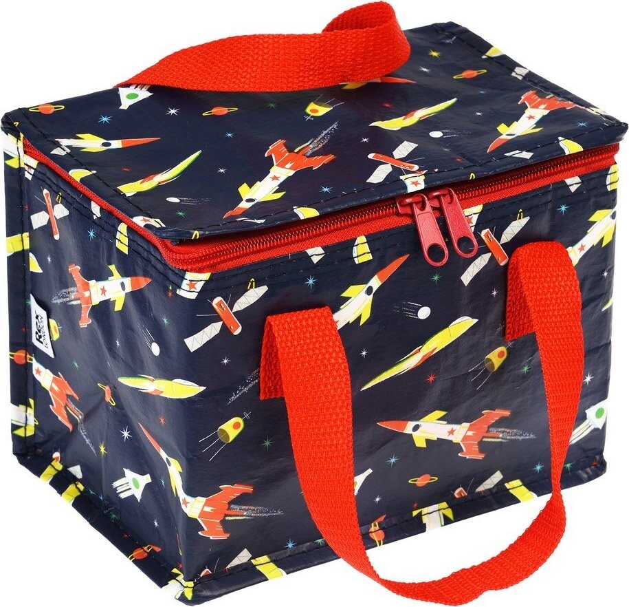 Tmavě modrá chladicí taška Space Age Rocket – Rex London
