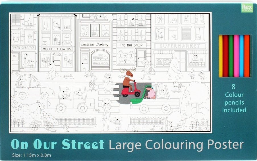 Omalovánky On Our Street – Rex London