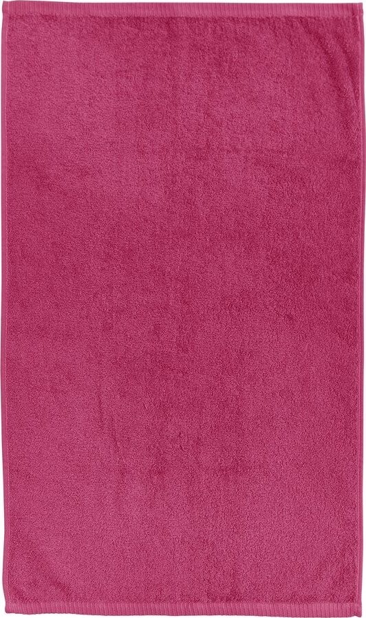 Tmavě růžový rychleschnoucí/froté bavlněný ručník 50x85 cm Quick Dry – Catherine Lansfield