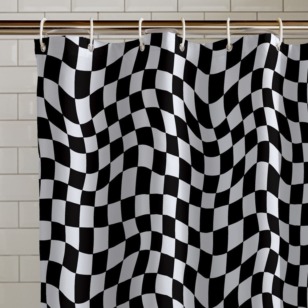 Sprchový závěs 180x180 cm Checkerboard – Catherine Lansfield