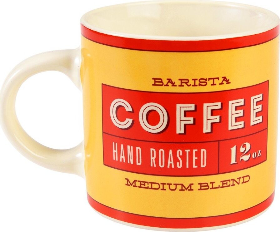 Červený/krémový keramický hrnek 350 ml Barista – Rex London