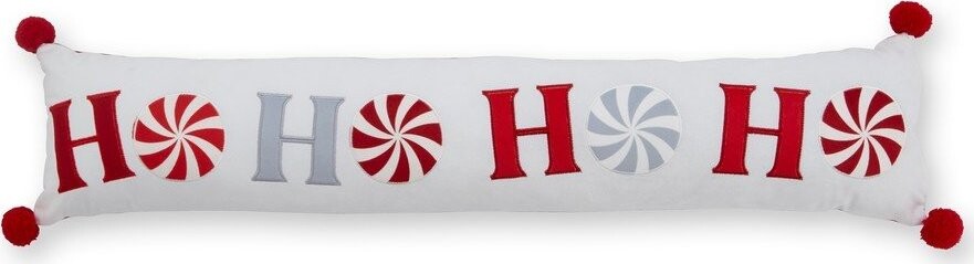 Červená/bílá ochrana proti průvanu 20x90 cm Christmas Ho Ho Ho – Catherine Lansfield