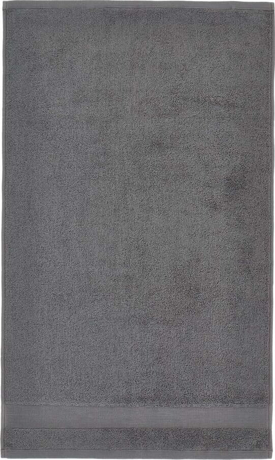 Tmavě šedá froté bavlněná osuška 70x120 cm Anti-Bacterial – Catherine Lansfield