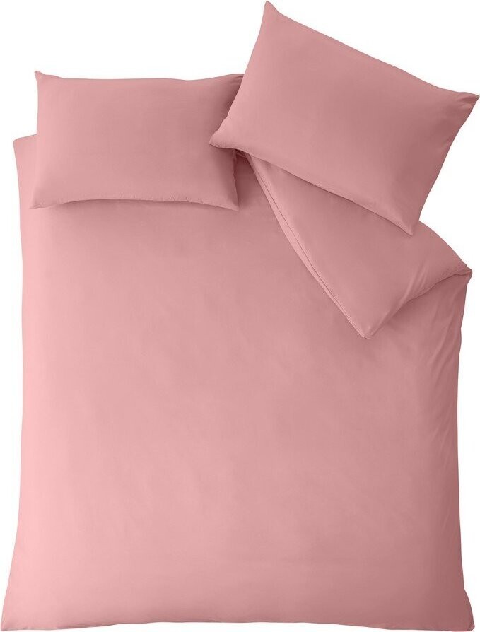 Růžové povlečení na dvoulůžko 200x200 cm So Soft Non-Iron – Catherine Lansfield