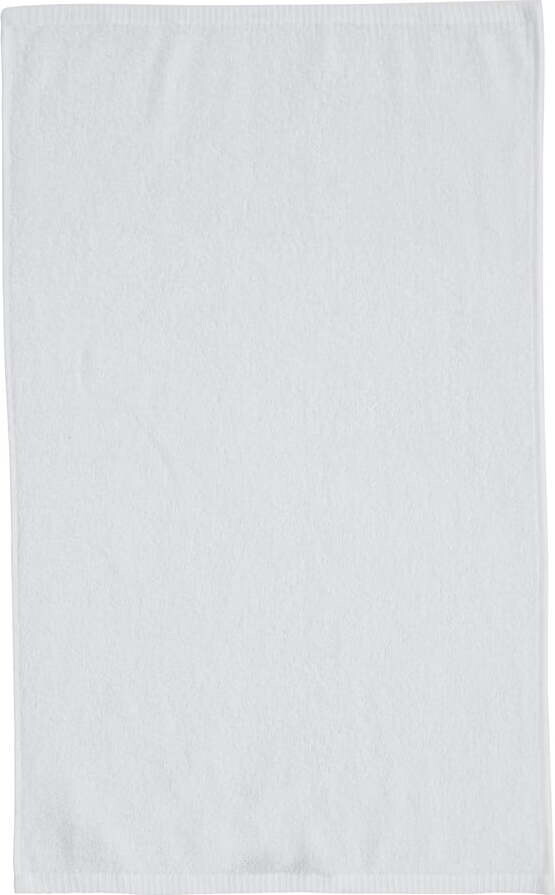 Bílý rychleschnoucí/froté bavlněný ručník 50x85 cm Quick Dry – Catherine Lansfield