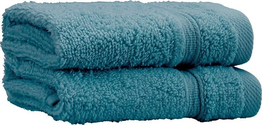 Zelenomodré froté bavlněné ručníky v sadě 2 ks 30x30 cm Zero Twist – Catherine Lansfield