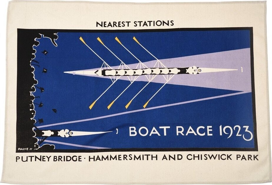 Bavlněná utěrka 50x70 cm Boat Race – Rex London