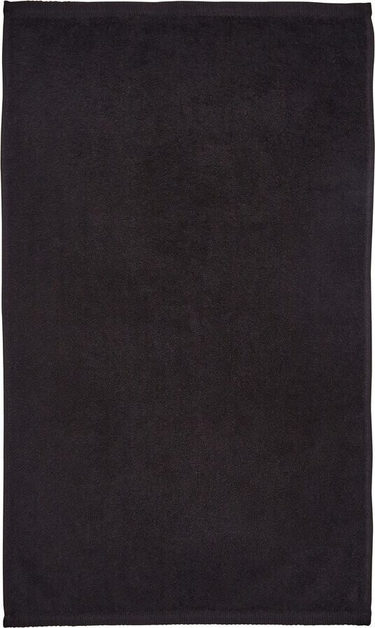 Černá rychleschnoucí/froté bavlněná osuška 70x120 cm Quick Dry – Catherine Lansfield