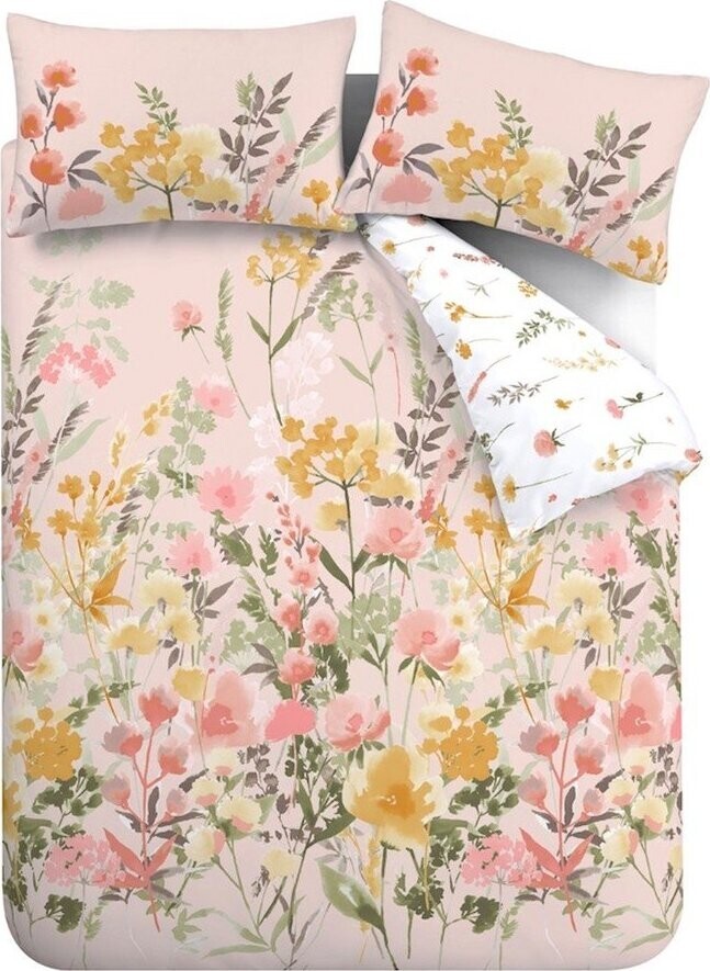 Růžové povlečení na dvoulůžko 200x200 cm Countryside Floral – Catherine Lansfield