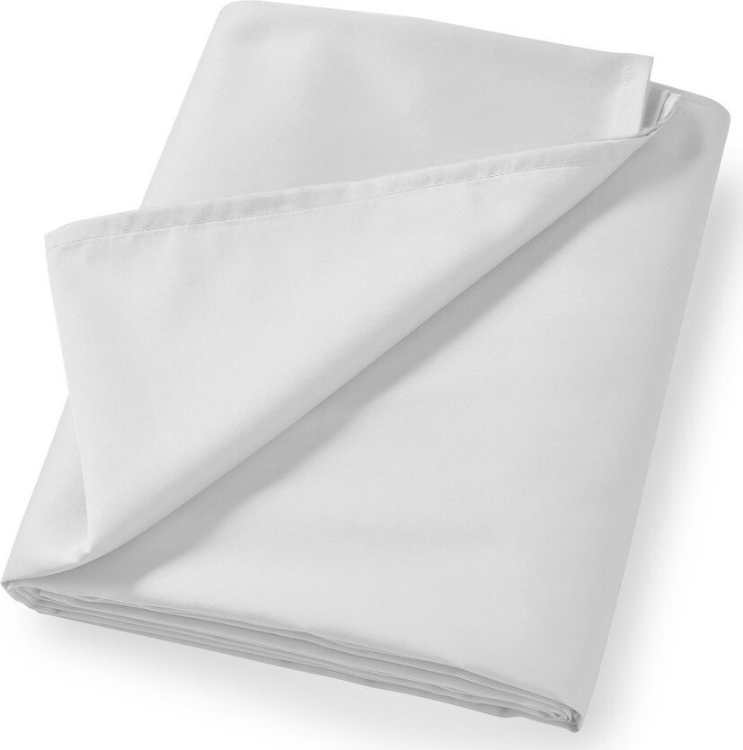 Bílé prostěradlo z bavlněného saténu 275x275 cm Cotton Sateen – Bianca