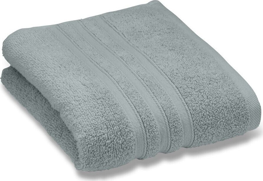 Šedozelená froté bavlněná osuška 70x120 cm Zero Twist – Catherine Lansfield