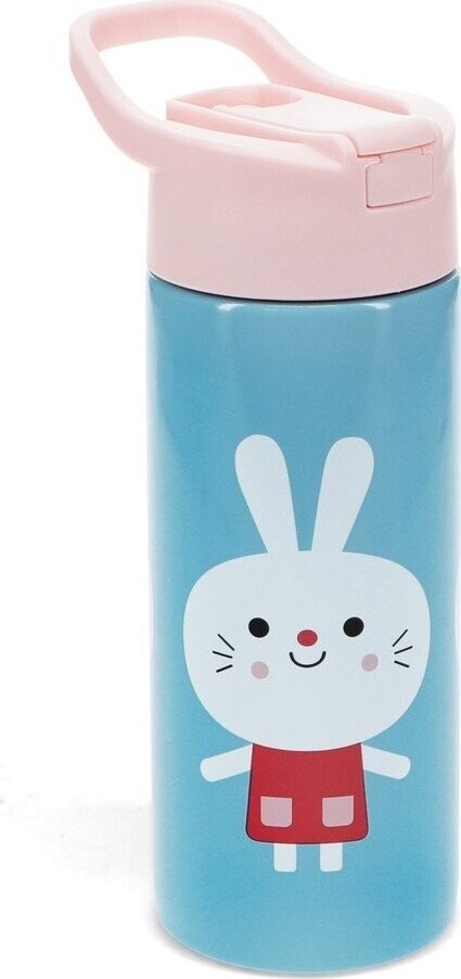 Světle modrá nerezová dětská lahev 500 ml Lottie & Friends – Rex London