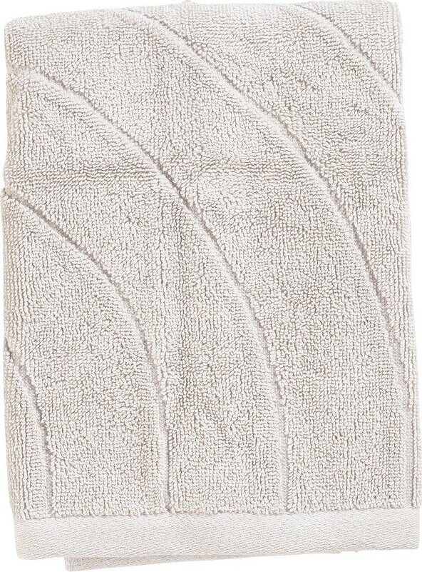 Světle šedý froté bavlněný ručník 50x70 cm Time – Zone