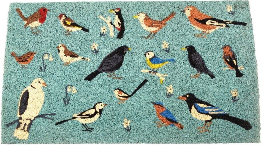 Rohožka z kokosového vlákna 43x73 cm Garden Birds – Rex London