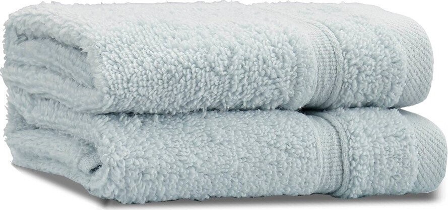 Světle modré froté bavlněné ručníky v sadě 2 ks 30x30 cm Zero Twist – Catherine Lansfield