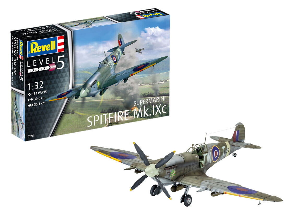 Revell Plastic ModelKit letadlo 03927 - Spitfire Mk.IXC (1:32)