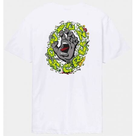 Triko Santa Cruz Slime Scream - Bílá - L