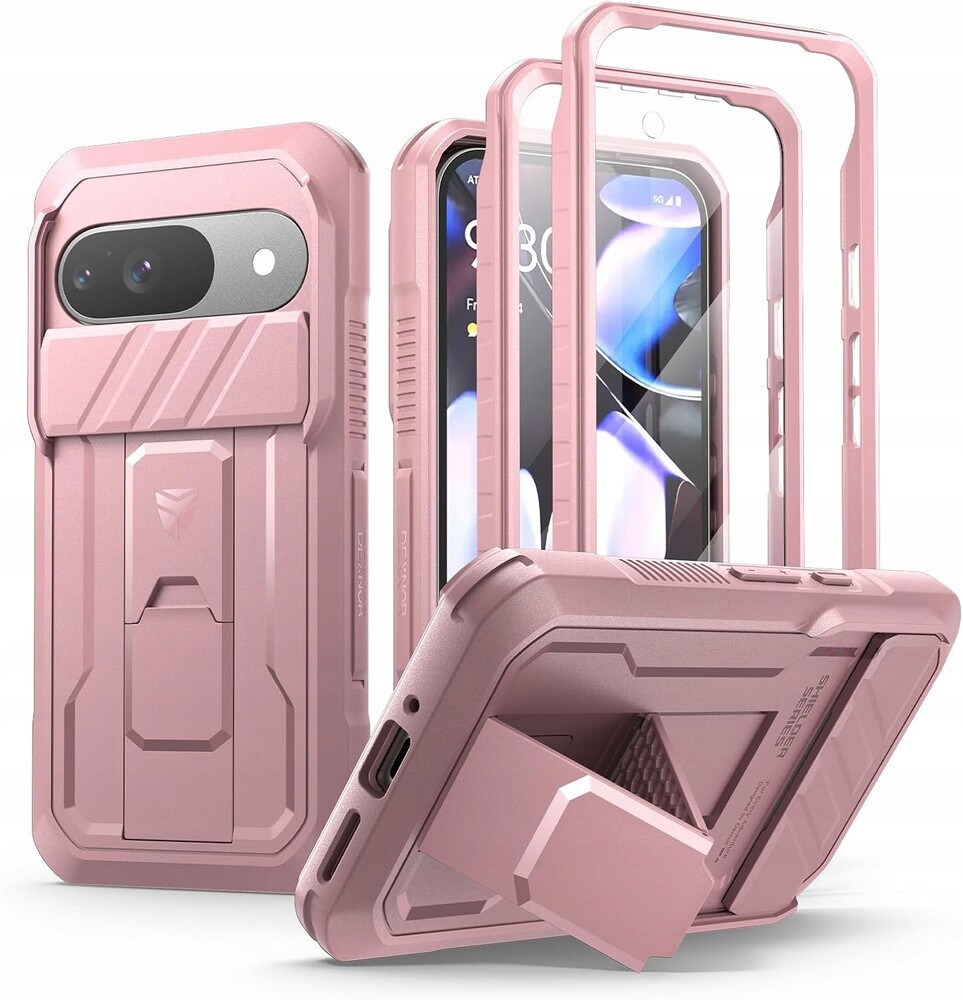 Pancéřové Pouzdro Dexnor Pro Google Pixel 9 Case S Rámečkem, Ochrana Obrazovky, Tvrdé