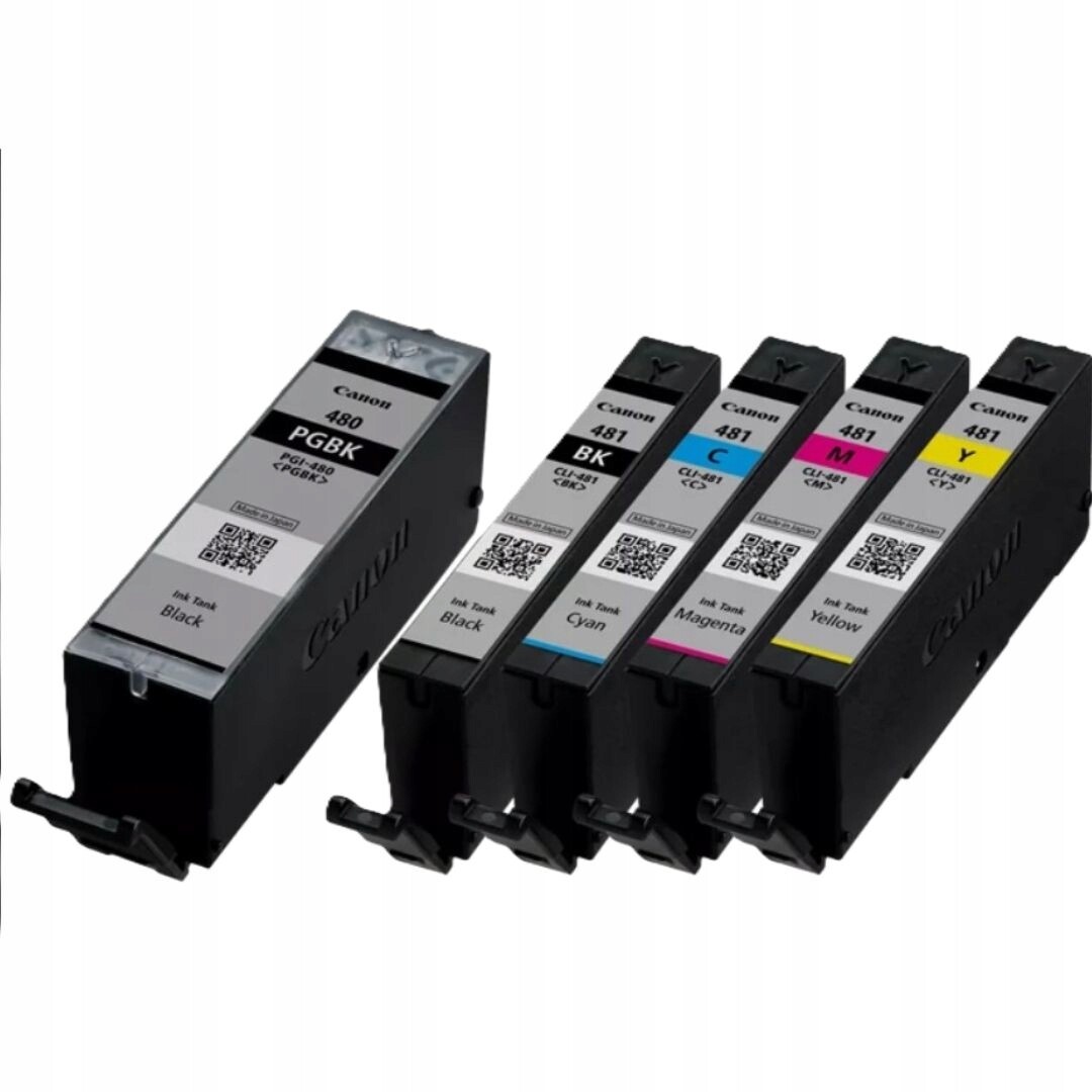 5 x originální inkoust Canon PGI480 CLI481 TS6340a TS704 TS8140 TS8340a