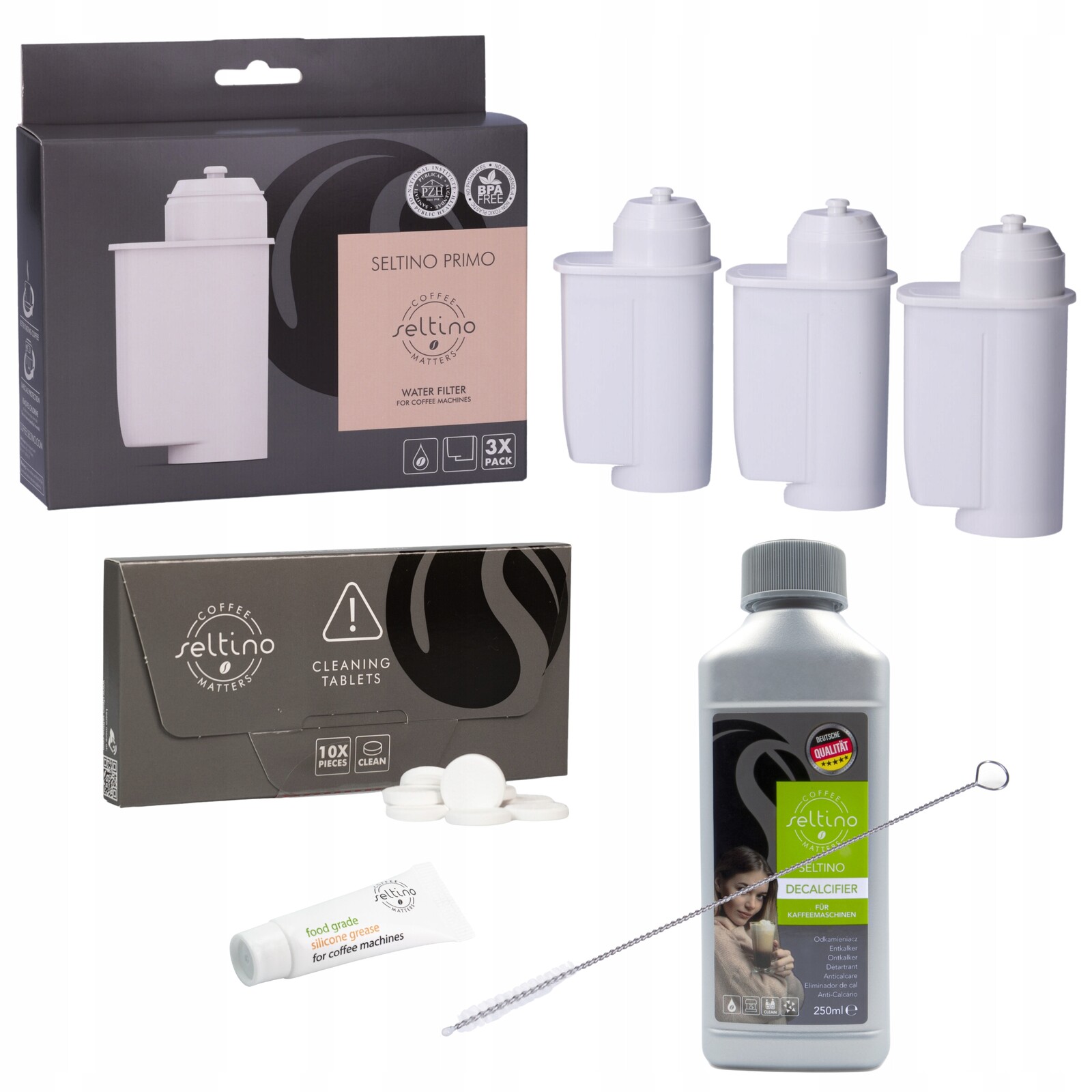 3x Seltino Primo filtr kávovaru Siemens EQ.6 EQ6