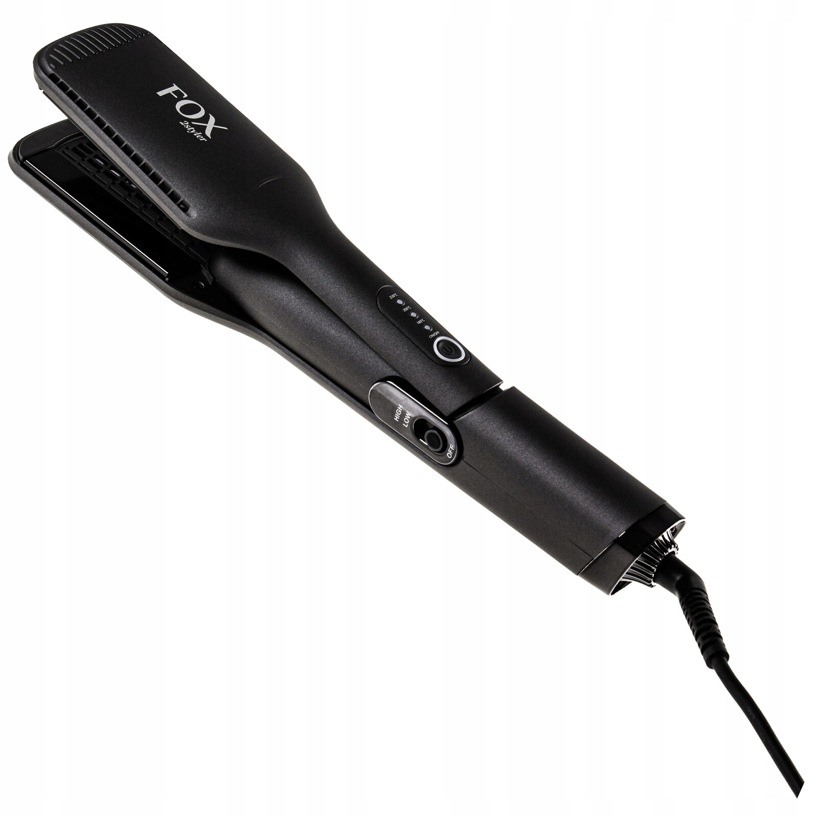 Fox 2Styler Sušička-Žehlička Na Vlasy Keramická na vlasy Výkon 300 W 3 režimy Led