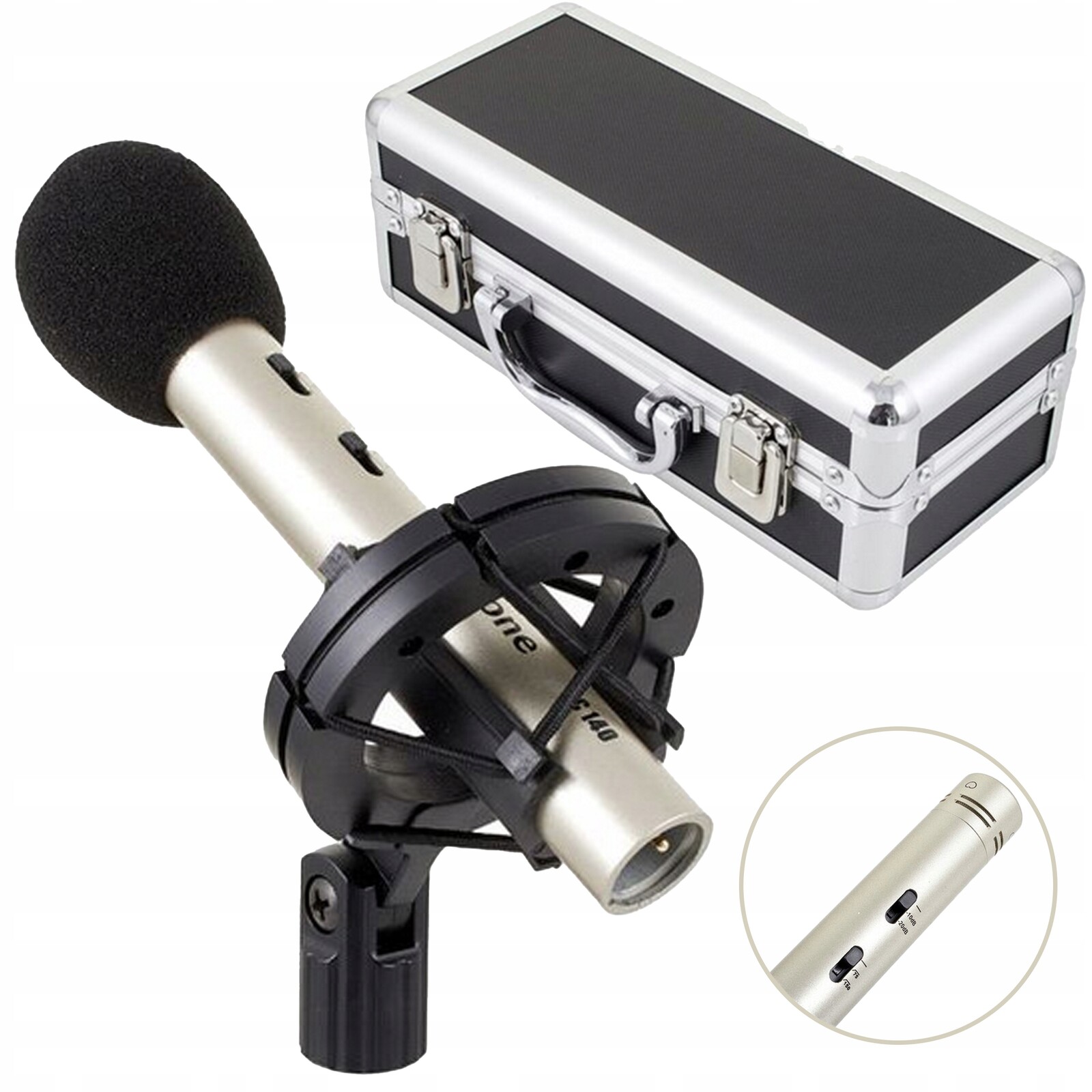 Kondenzátorový kondenzátorový mikrofon overhead the t.bone Sc 140