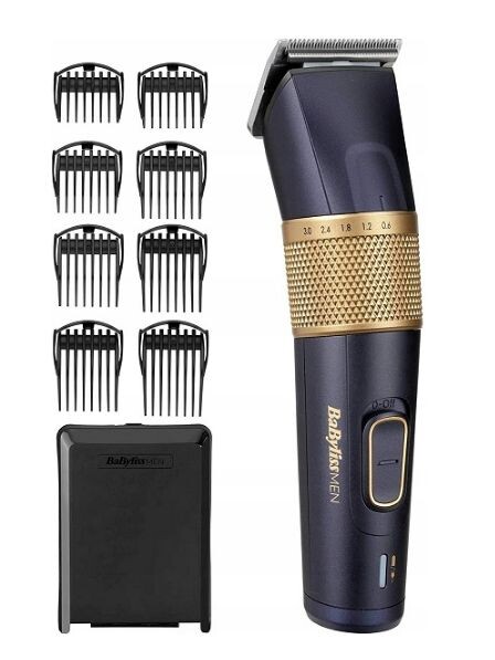 Stříhací Strojek Na Vlasy Vousů Babyliss Power 8 Nástavců Bezdrátový