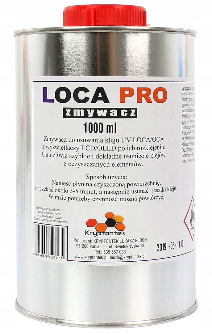 Dispergator Odstraňovač Lepidla Oca Loca Pro 1000 ml 1L M