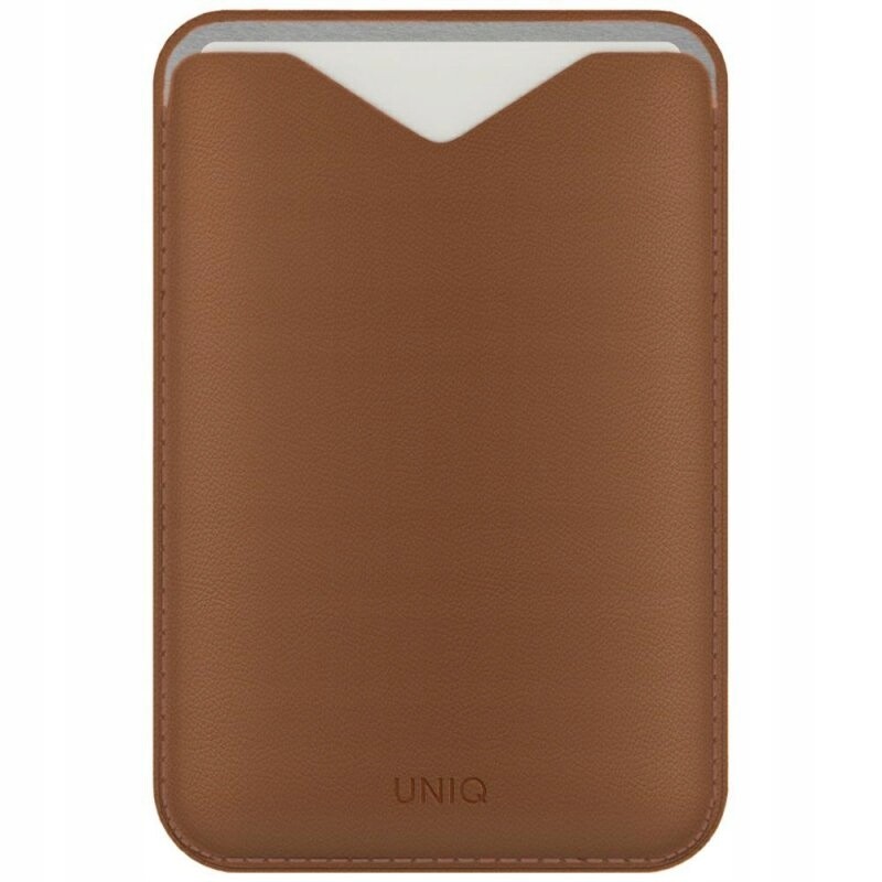Magnetická peněženka Uniq Lyden Evo stojan na telefon Caramel