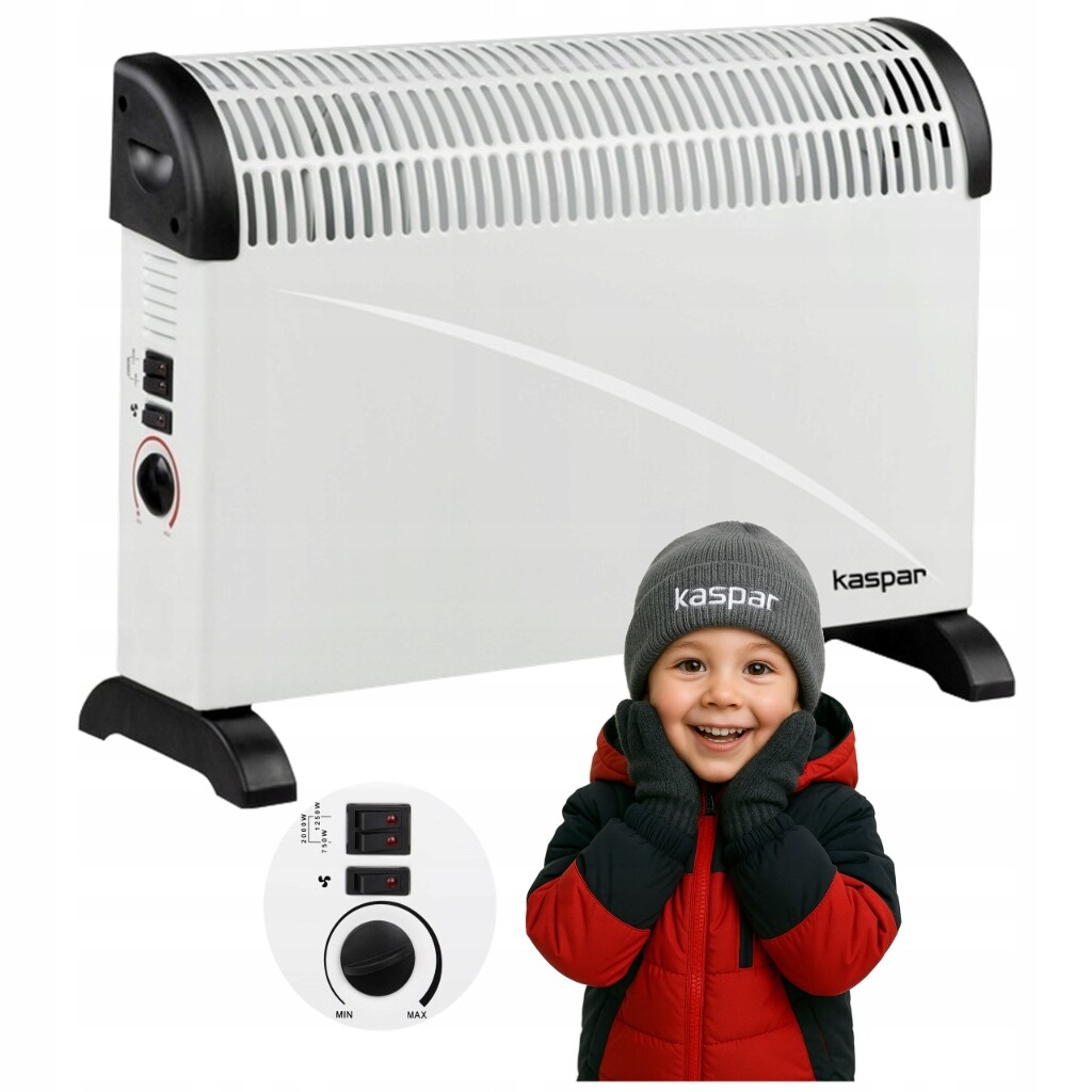 Elektrický Konvektorový Ohřívač, Energeticky Úsporný Termostat 2000 W, Farelka