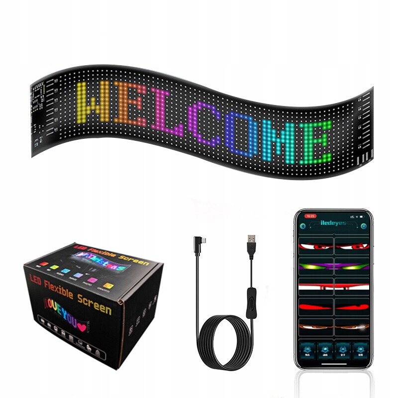 Digitální Flexibilní Led Panel Do Auta