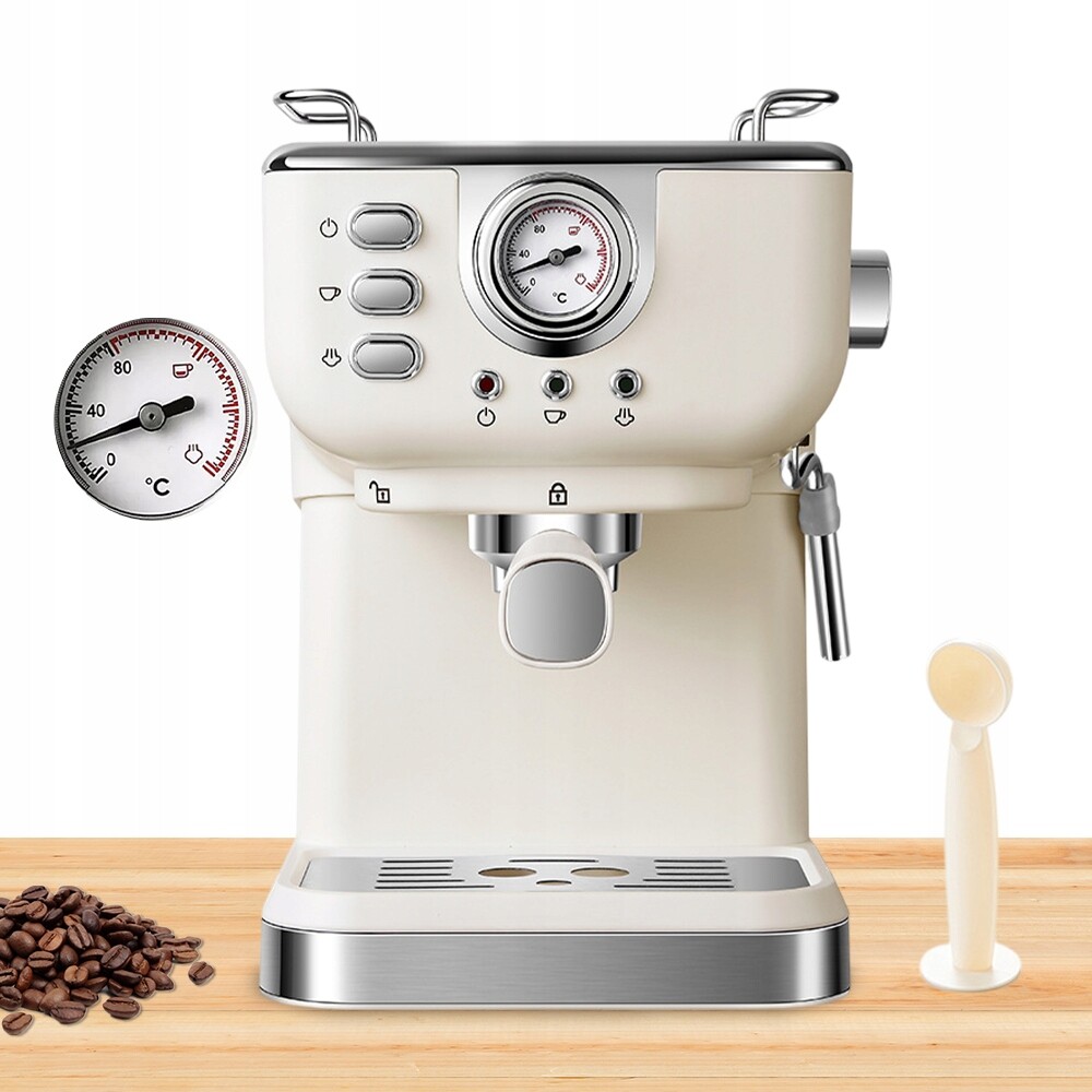 Vysokotlaký Tlakový Kávovar Poloautomatický 20 Bar 1.5 L