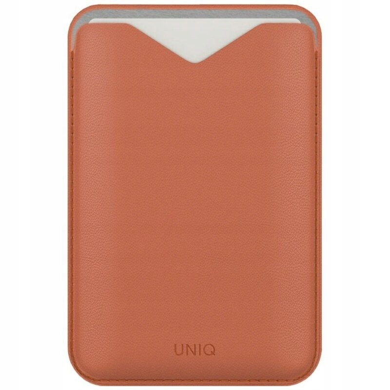 Magnetická peněženka Uniq Lyden Evo stojan na telefon terracotta