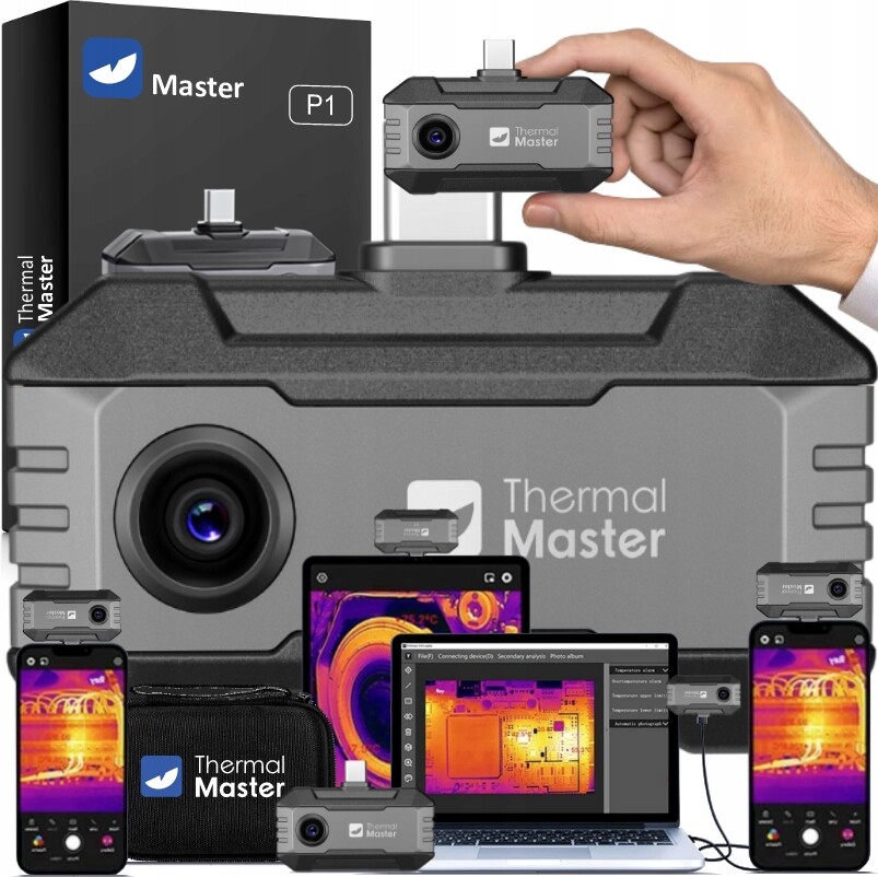 Termovizní kamera Android Ios Thermal Master P1 Ir 320x240 -20°C až 450°C